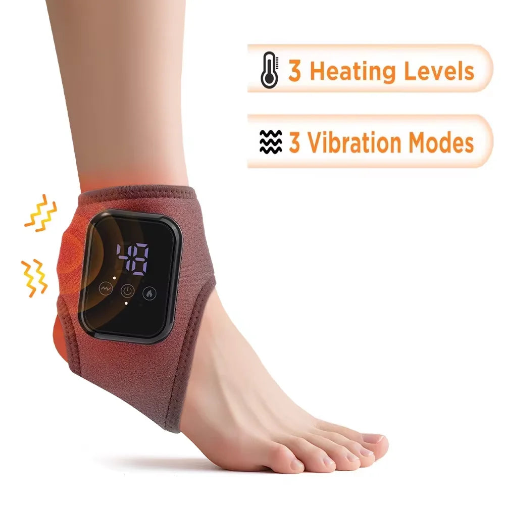 Electric Heating Wrist Guard 5 Levels Hot Compress Massage