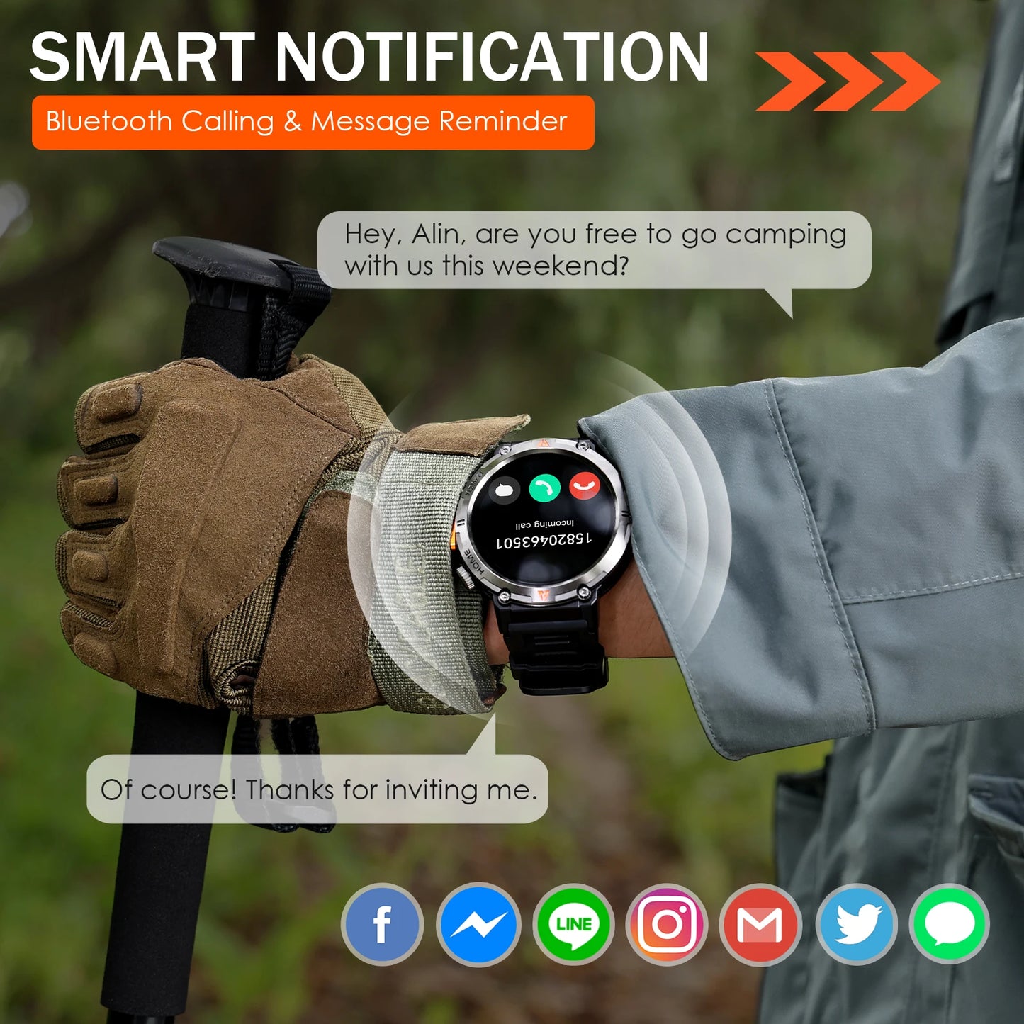 2025 Newest Bluetooth Call Smartwatch Full Touch Screen