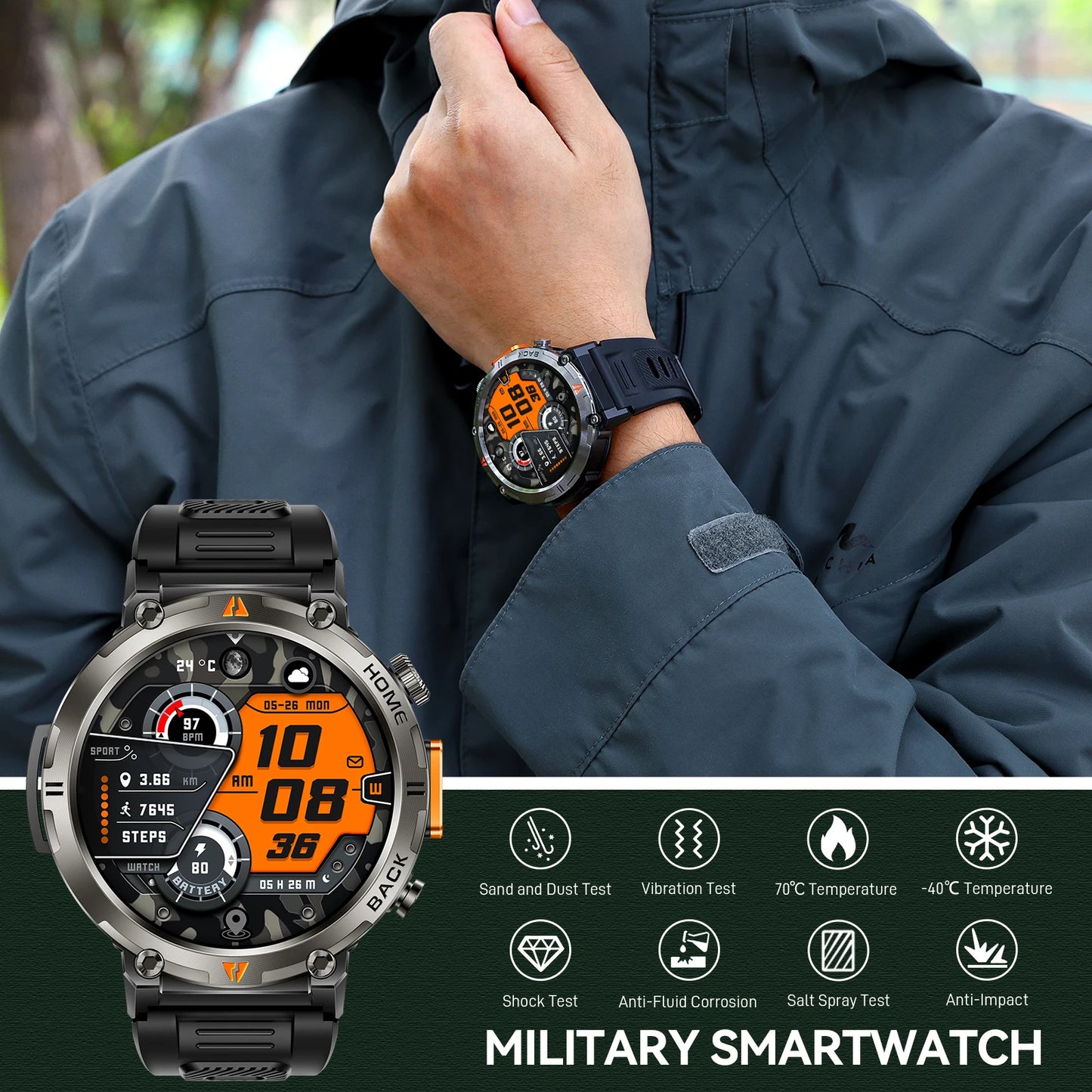 2025 Newest Bluetooth Call Smartwatch Full Touch Screen